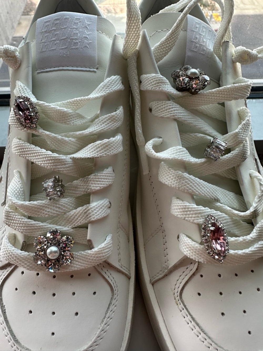 Golden Goose W Stardan with Swarovski lace charm  pack - Picture 9 of 10